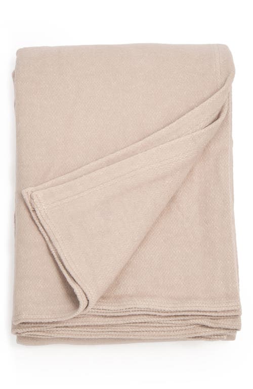 Pom Pom At Home Billie Blanket In Taupe