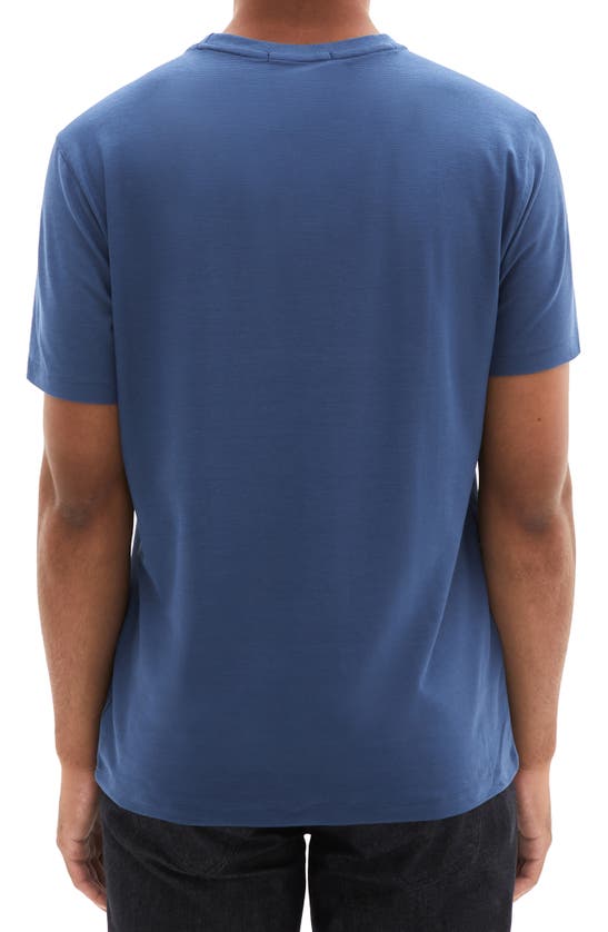Robert Barakett Hickman Solid T-shirt In Poseidon
