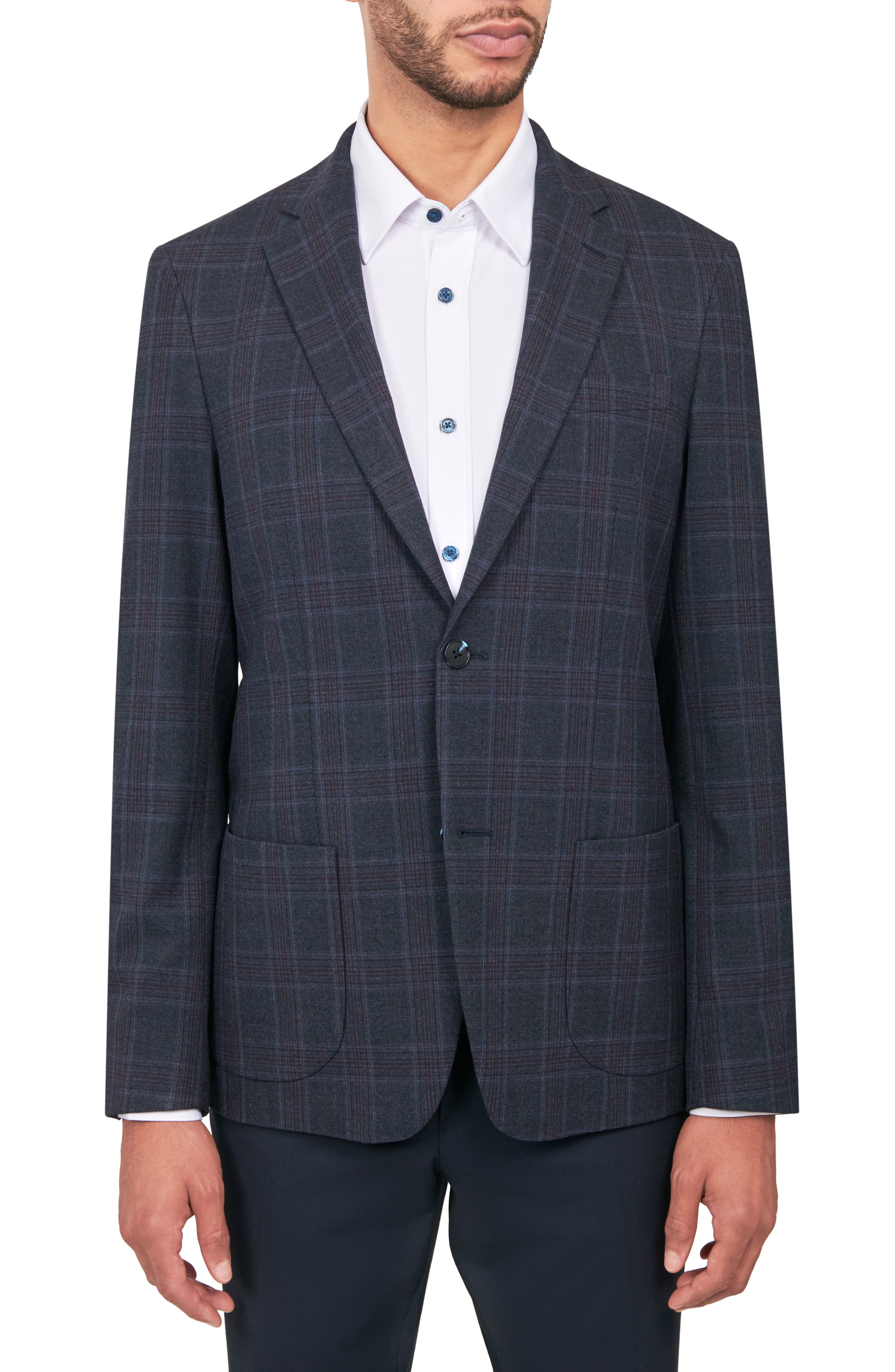 W.R.K Slim Fit Plaid Sport Coat | Nordstrom