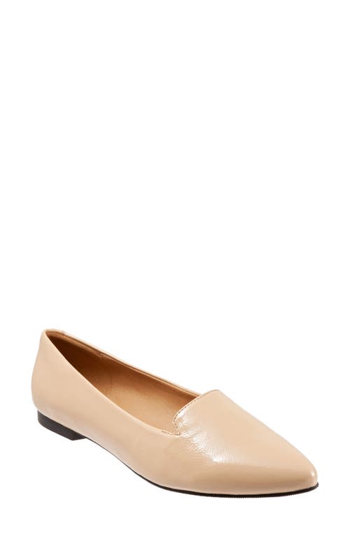 Trotters Harlowe Pointed Toe Loafer (Women) - Multiple Widths Available Nude Faux Leather at Nordstrom,