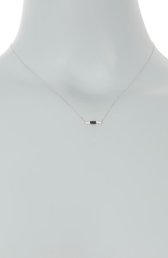 Bony Levy El Mar Sapphire & Diamond Pendant Necklace In 18k White Gold