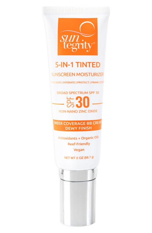5-in-1 Tinted Moisturizing Face Sunscreen Broad Spectrum SPF 30 in 2- Light