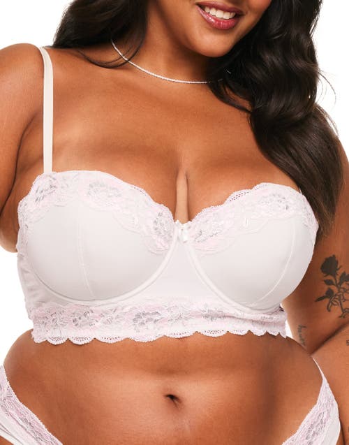 Shop Adore Me Mavis Contour Balconette Bra In Floral White