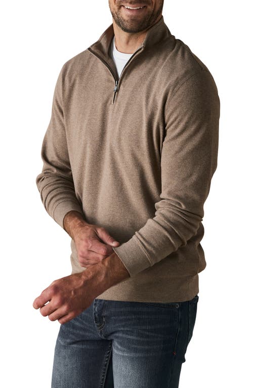THE NORMAL BRAND THE NORMAL BRAND PUREMESO WEEKEND QUARTER ZIP TOP