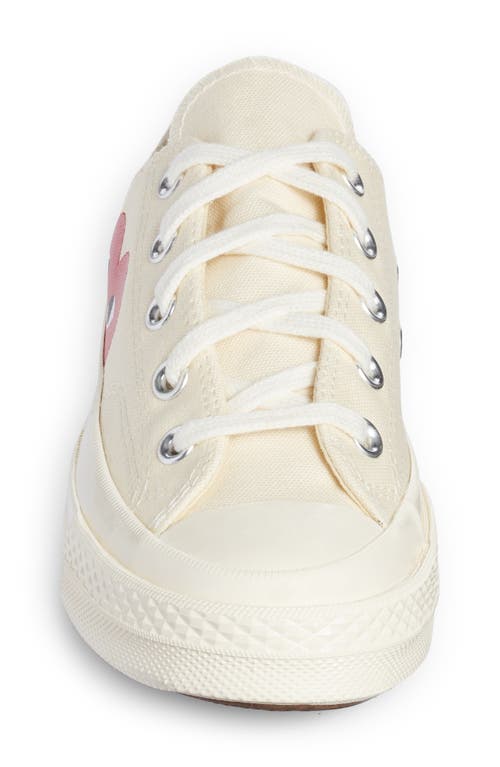 Shop Comme Des Garçons Play X Converse Chuck Taylor® Hidden Heart Low Top Sneaker In Beige