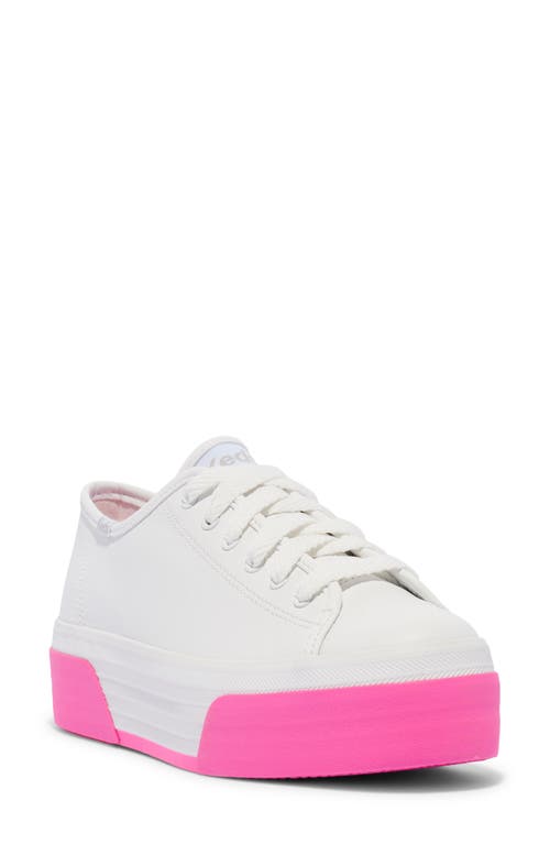 Shop Keds ® Triple Up Sneaker In White/pink