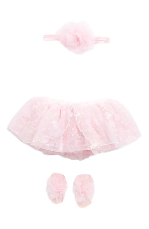Tutu, Headwrap and Booties Set (Baby)