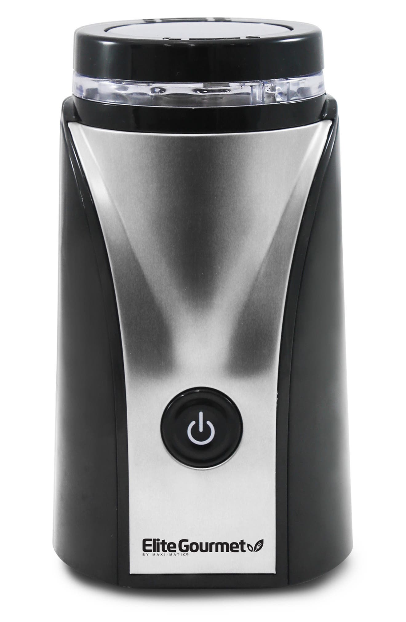 Maxi-matic Elite Cuisine Ets-9053 Coffee And Spice Grinder With Stainless In Black
