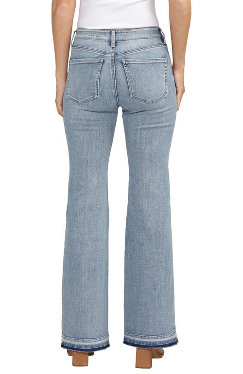 Shop Silver Jeans Co. Most Wanted Release Hem Flare Jeans In Indigo