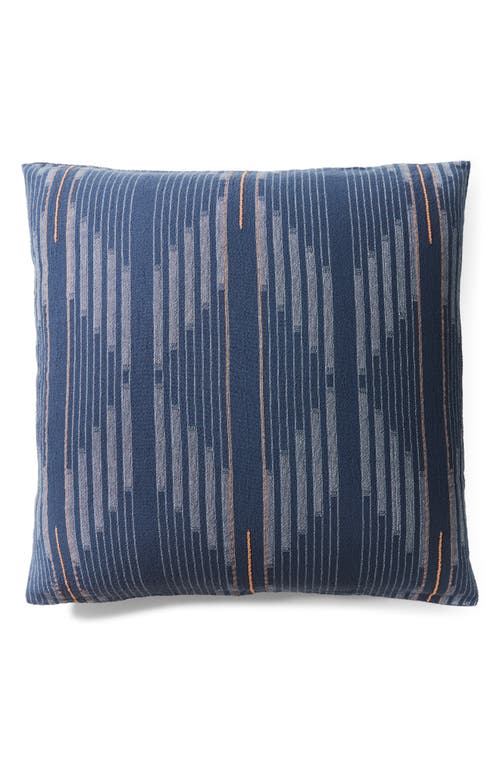 Coyuchi Morelia Jacquard Organic Cotton Euro Sham in Moonlight Blue at Nordstrom, Size Standard