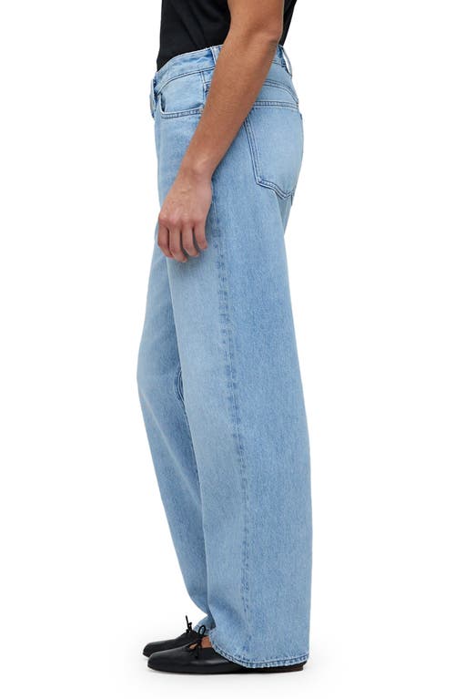 Madewell Cross Tab Edition Low Slung Straight Jeans In Sevilla Wash