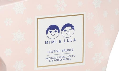 Shop Mimi & Lula Incredi-bauble Accessories Gift Set In Pink