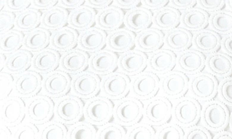 ENGLISH FACTORY ENGLISH FACTORY MIXED MEDIA CIRCLE TRIM DRESS