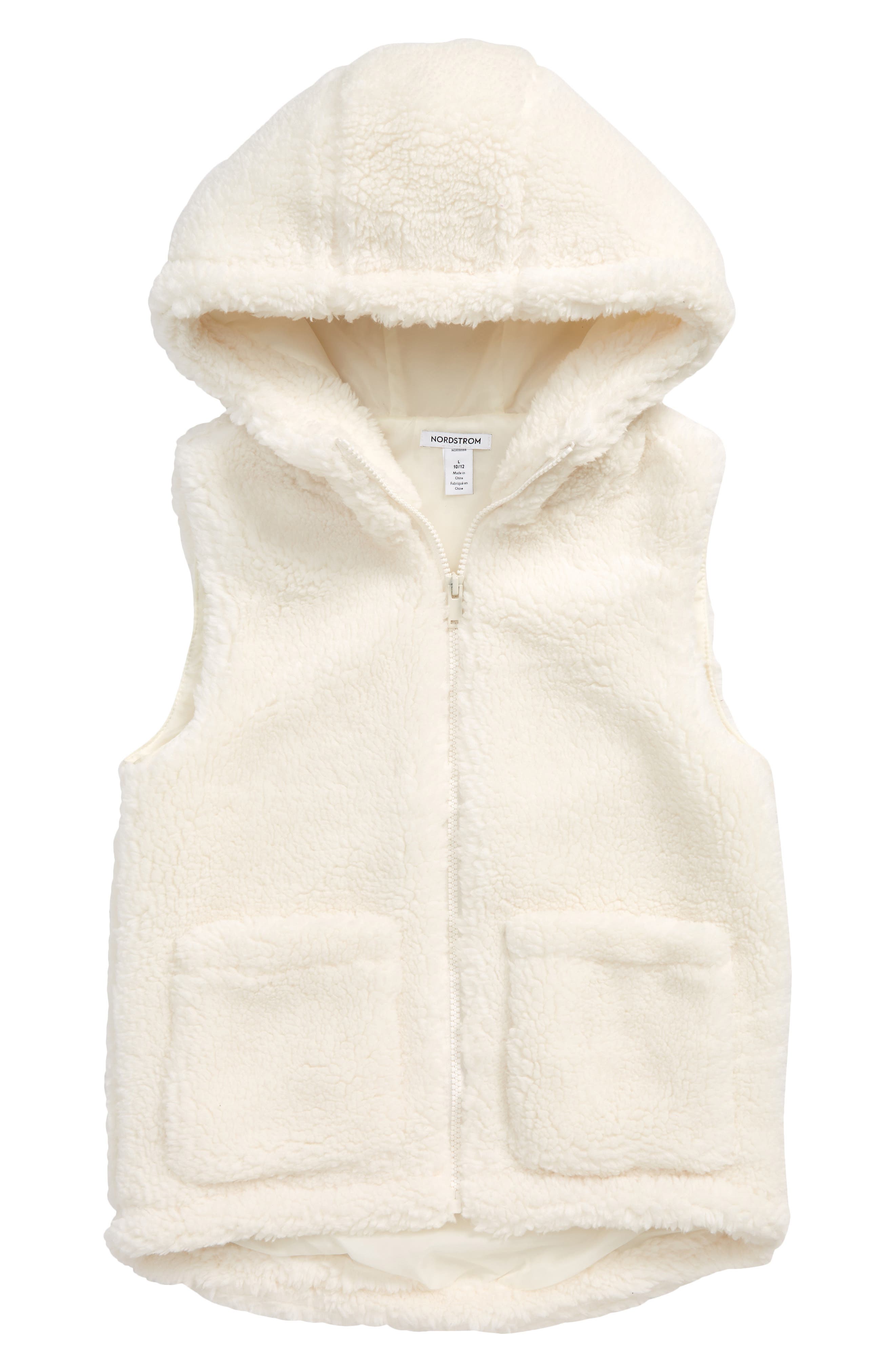 shearling zip up