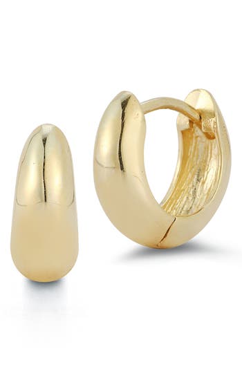 Ember Fine Jewelry Bold Huggie Hoop Earrings In Gold