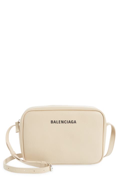 Balenciaga Everyday Medium Camera Bag - White Crossbody Bags