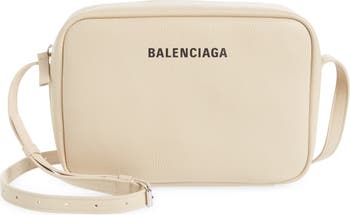 Balenciaga Everyday AJ XS Leather Logo Camera Bag