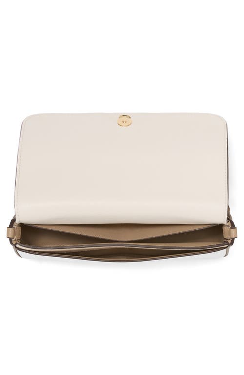 Kate Spade New York Devin Leather Chain Strap Crossbody Bag In Timeless Taupe Multi