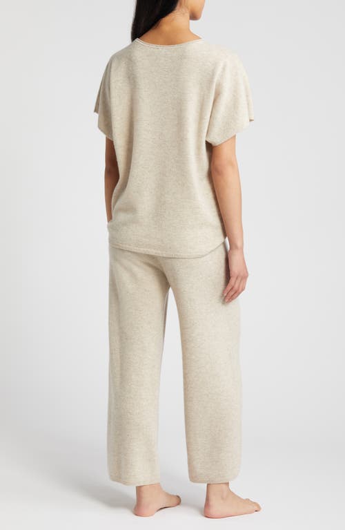 NORDSTROM NORDSTROM CROP CASHMERE PAJAMAS