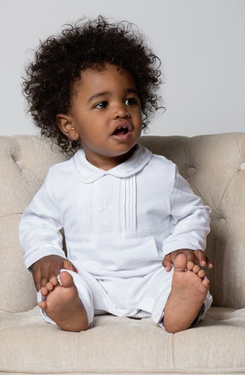 Carriage boutique christening romper hotsell