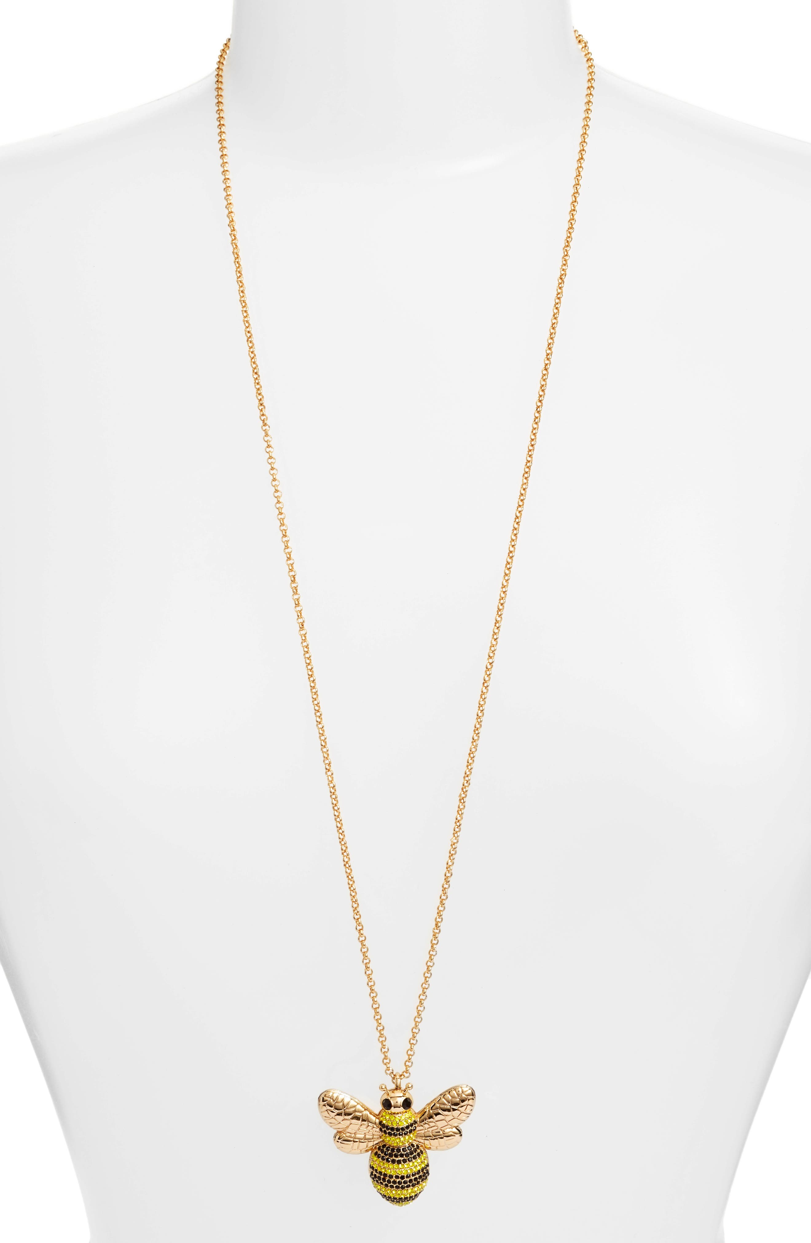 kate spade bumble bee necklace