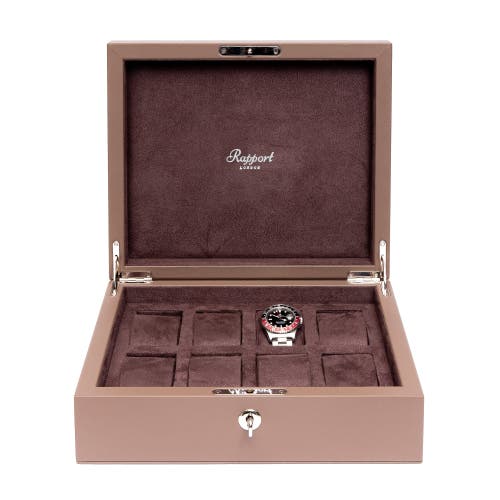 Rapport London Vantage Eight Watch Box In Earth