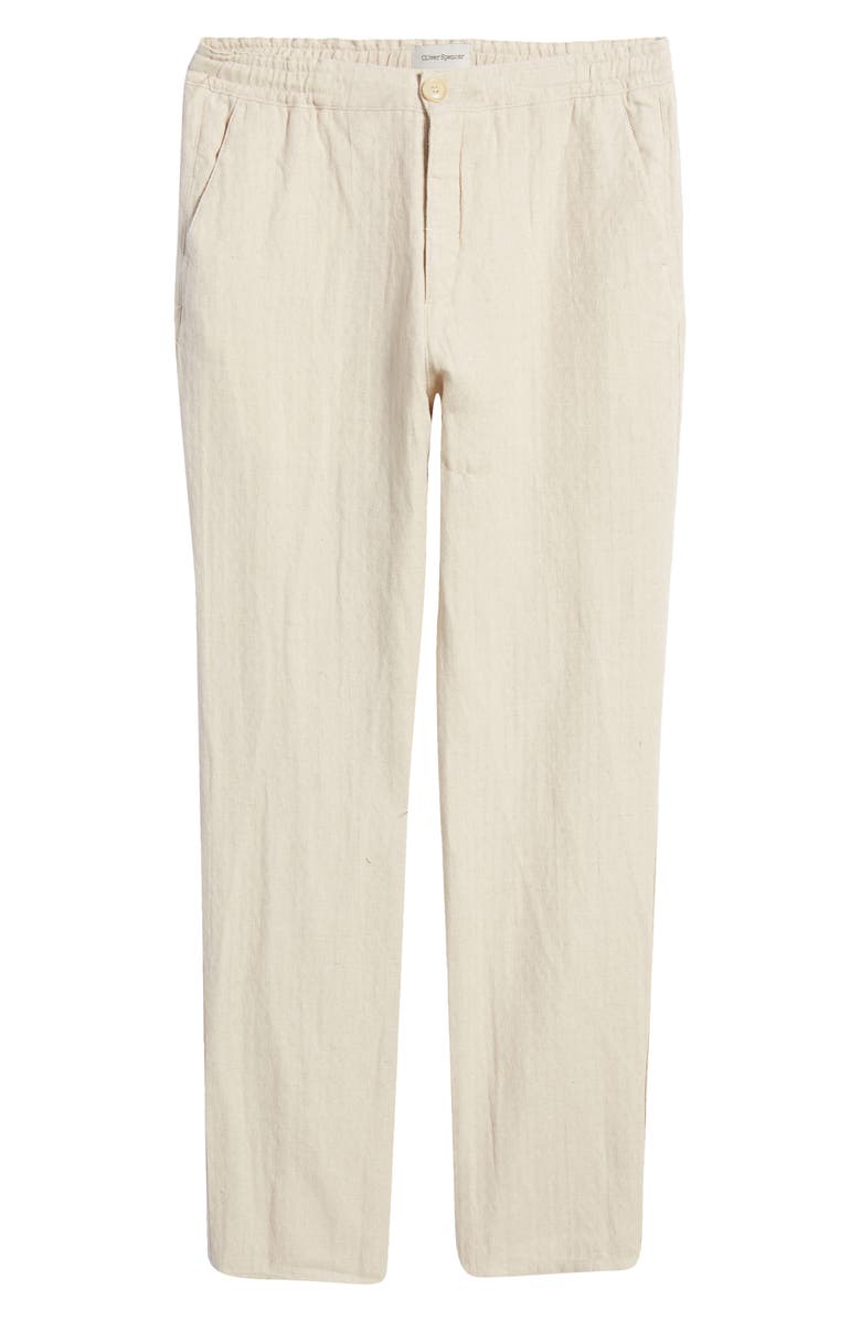 Oliver Spencer Men's Linen & Cotton Herringbone Pants | Nordstrom