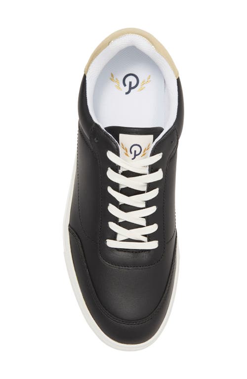Shop Official Program Clean Cupsole Camo Sneaker In Black/gold