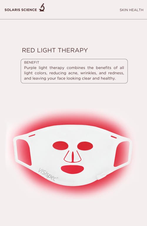 Solaris Laboratories Ny Visispec Led Face Mask 4 Color Therapy In No Color