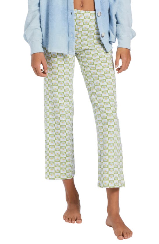 Billabong Kids' Straight Up Crop Pants In Moss Meadow