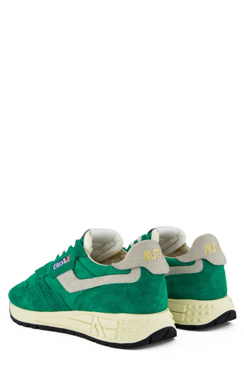 Shop Autry Reelwind Sneaker In Nylon/white/green