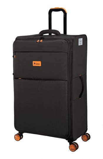 It Luggage Eco Icon 31" Softshell Spinner Suitcase In Black