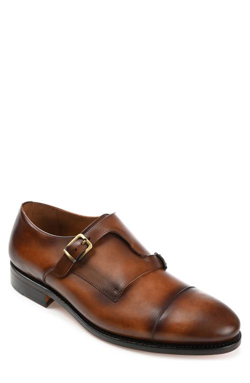 Prince Double Monk Strap Shoe in Coffee