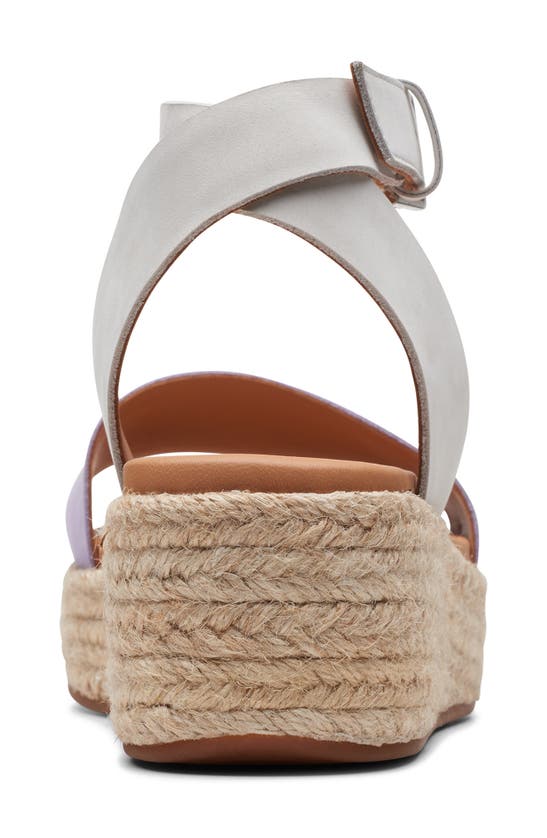 Clarks Kimmei Ivy Espadrille Platform Sandal In Lilac Combi | ModeSens