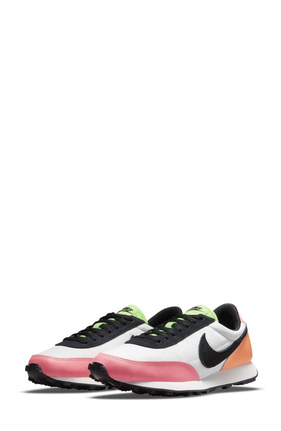 Nike Daybreak Sneaker In White/ Black/ Orange