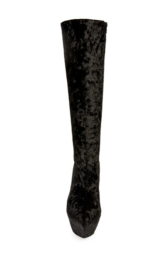 JEFFREY CAMPBELL SHEGO KNEE HIGH PLATFORM BOOT