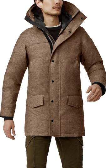 Langford Windproof 625 Fill Power Wool Blend Parka