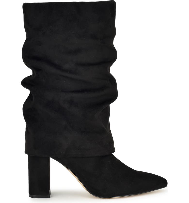 Nine West Francis Foldover Slouch Pointed Toe Bootie (Women) | Nordstrom