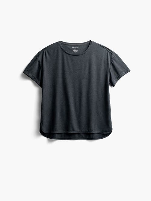 Shop Ministry Of Supply Composite Merino Boxy Tee In Black