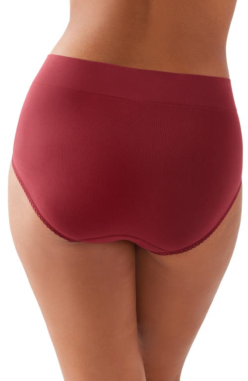 Shop Wacoal Feeling Flexible Briefs In Cordovan