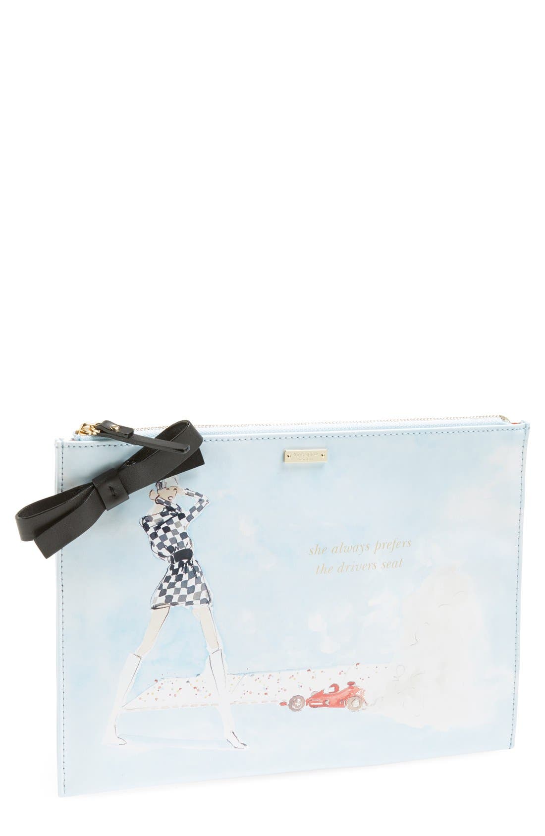 kate spade new york 'large bella photo finish' zipper pouch Nordstrom