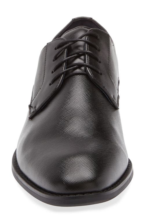 Steve Madden Solomo Textuerd Derby In Black