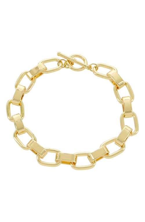 Link Toggle Bracelet in Gold