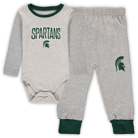 Infant/Toddler Raglan Michigan State University Hoodie and Pant Set