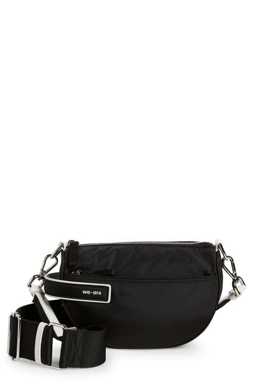 The Half Moon Crossbody Bag in Black