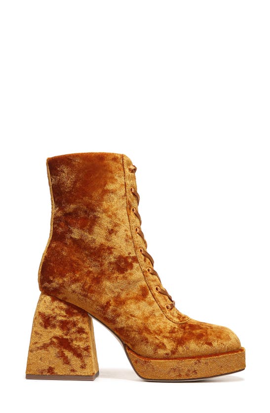 Circus Ny Kia Block Heel Bootie In Orange