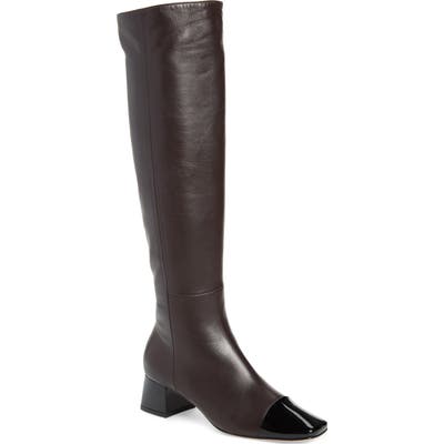 Gianvito Rossi Cap Toe Over The Knee Boot, Black