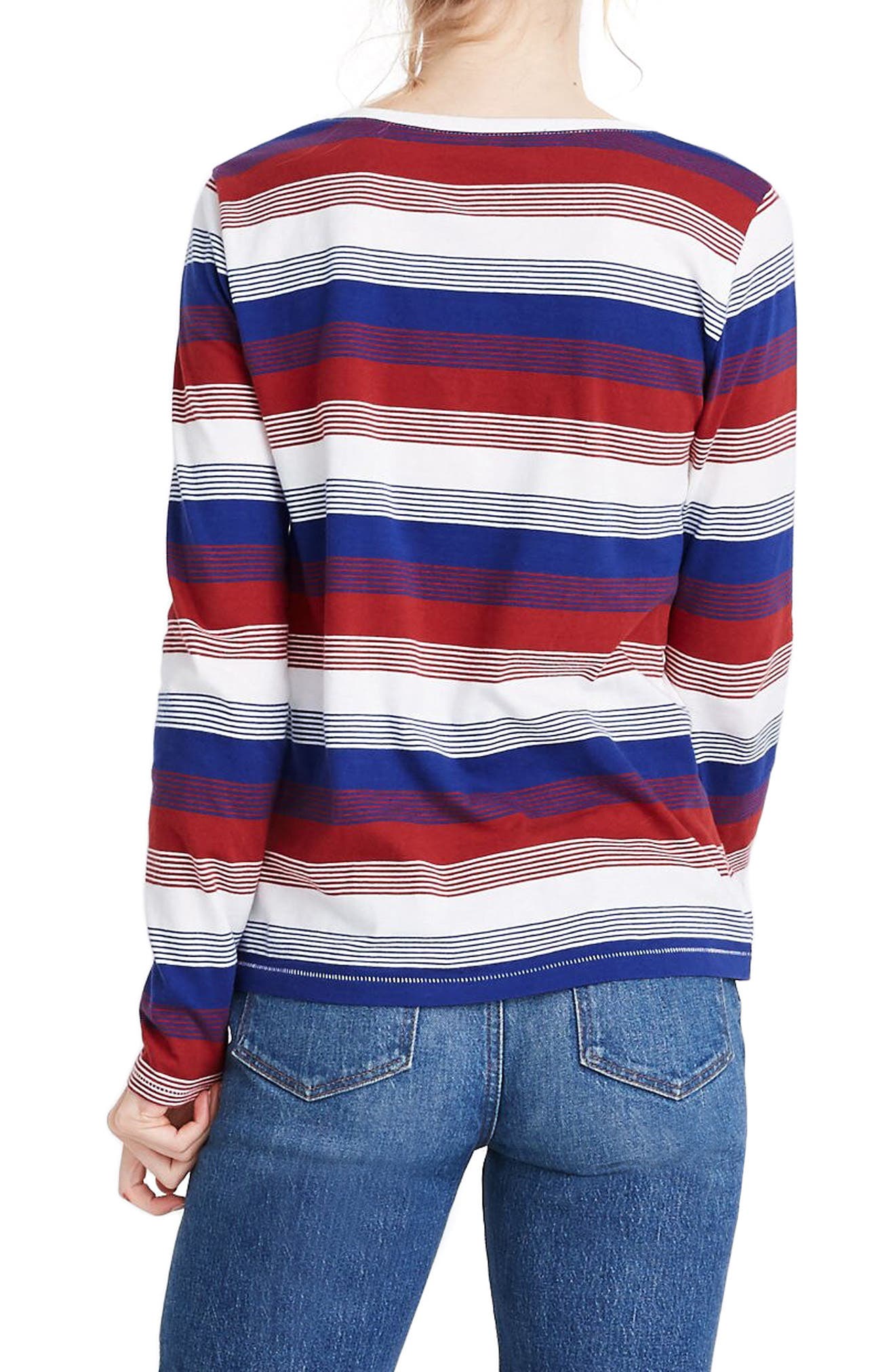 Madewell Northside Vintage Stripe Long Sleeve TShirt Nordstrom Rack