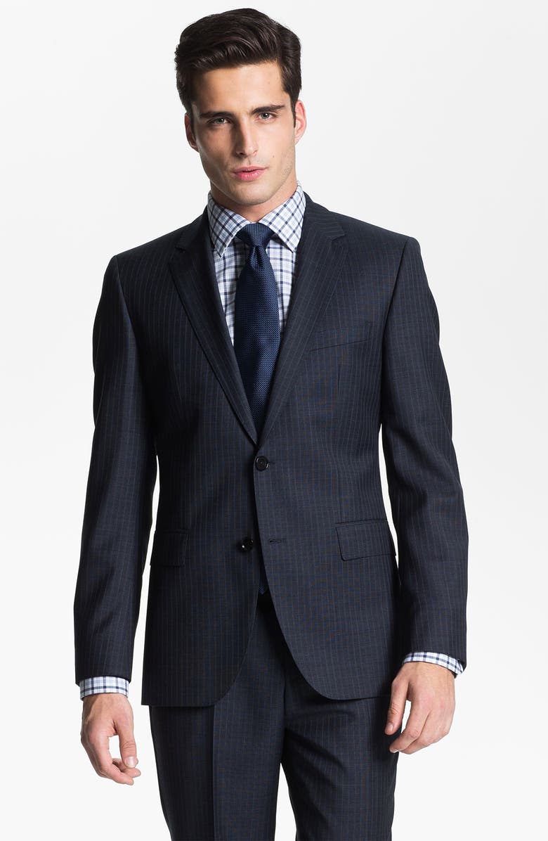 BOSS Black 'James/Sharp' Trim Fit Stripe Suit | Nordstrom