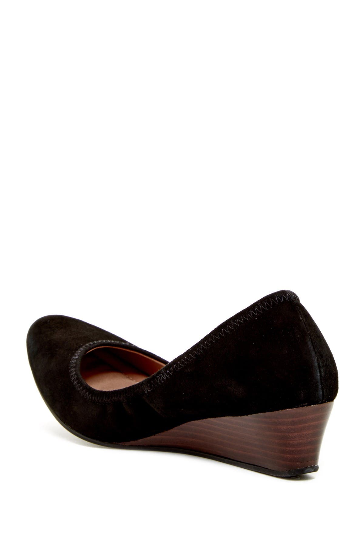 susina fraya leather wedge pump